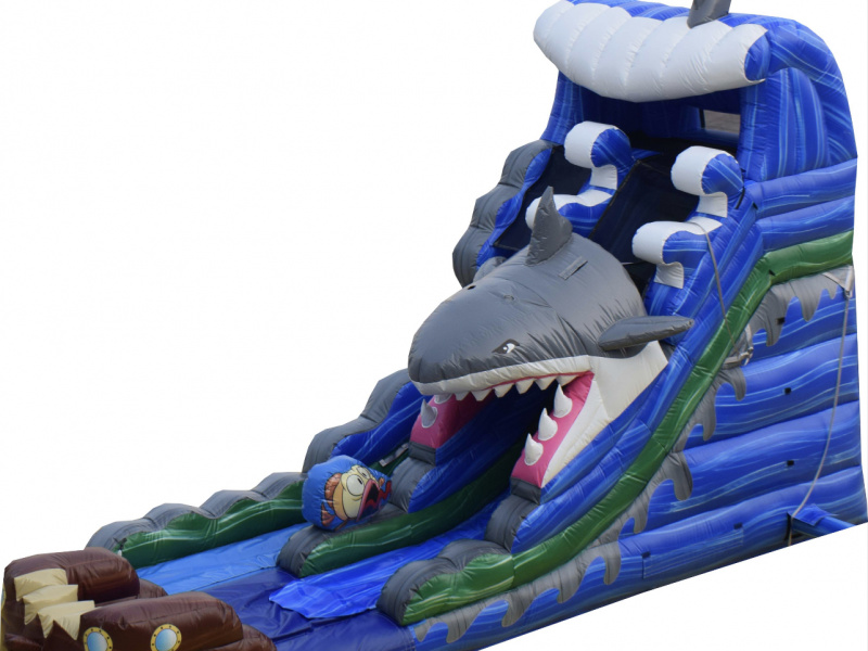 Toboggan aquatique Requin - 5