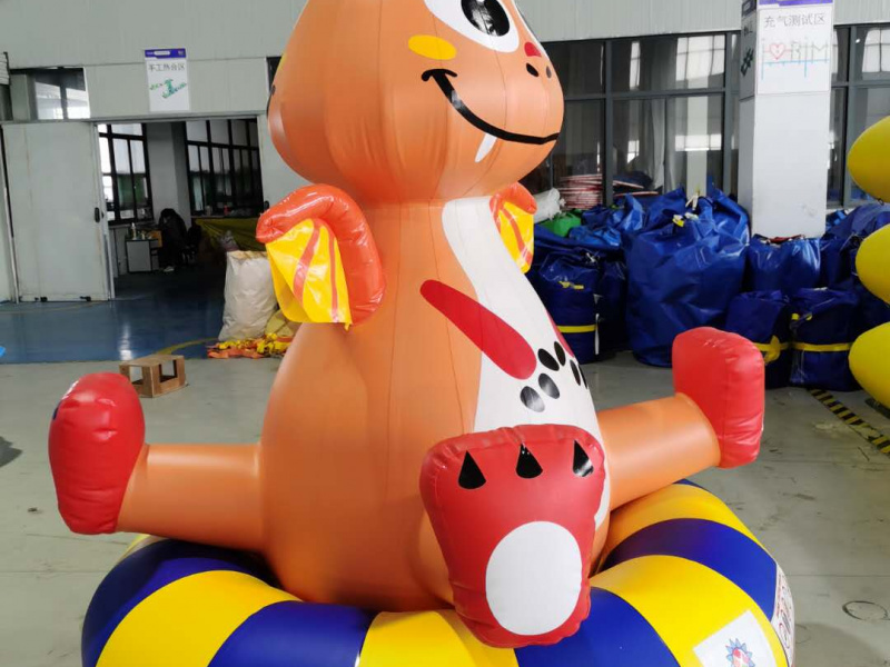 MANEGE GONFLABLE DRAGON - 1