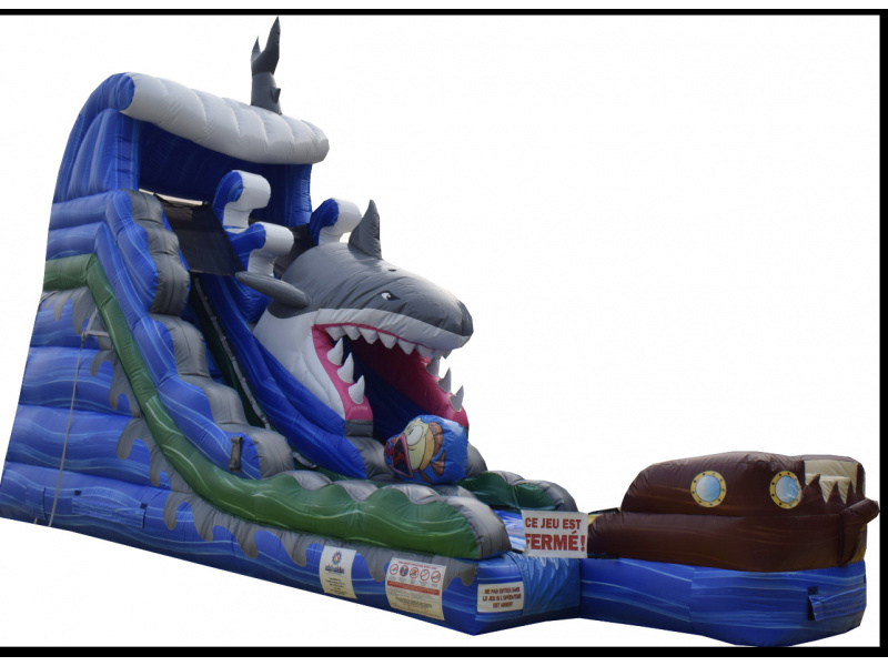 Toboggan aquatique Requin