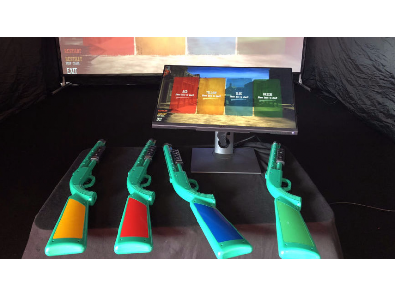                                                                   Stand de tir western interactif - 3