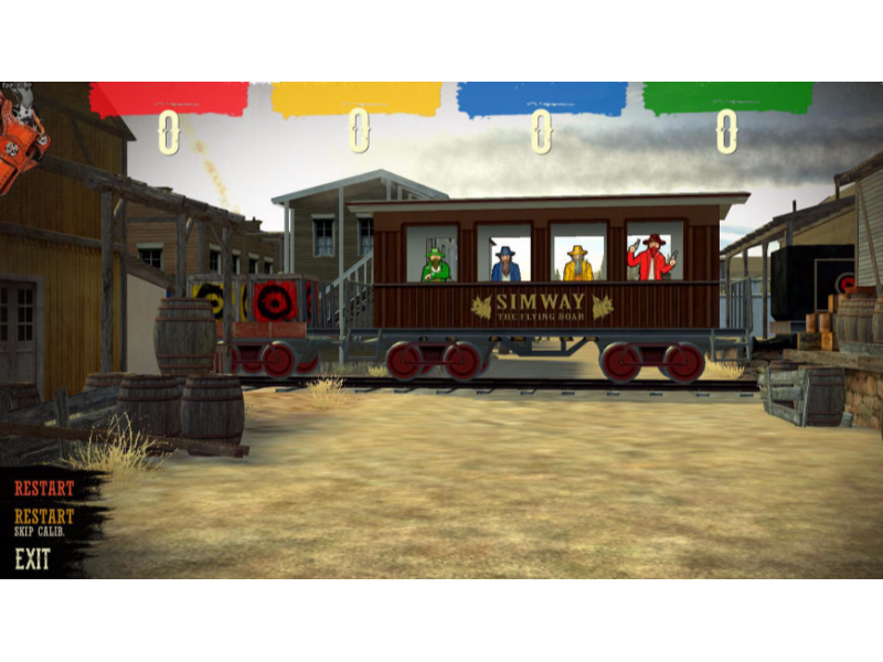                                                                   Stand de tir western interactif - 4
